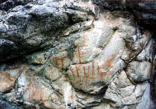 Sheepeater Pictographs
