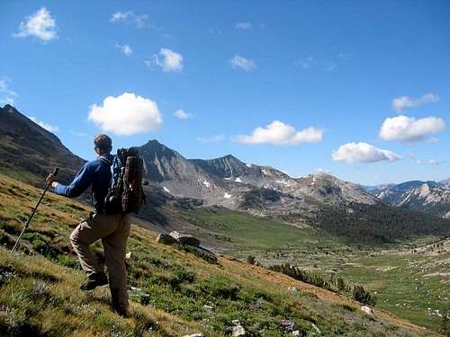 Hiking above Spiller Creek,...