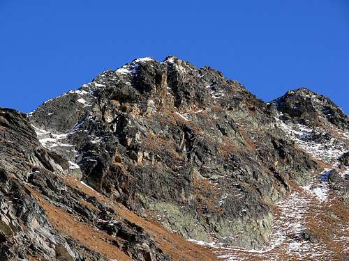 Il versante sud del mont Mary (2815 m)