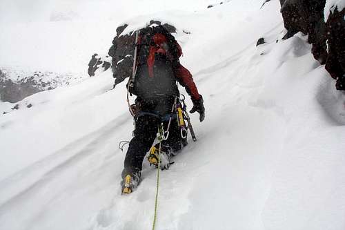 Climbing On Liberty Ridge