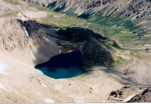 This is a shot of Grizzly Lake.
