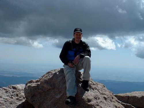 Me on the Longs Peak summit...