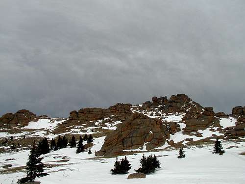 Bison Peak from Bison Arm