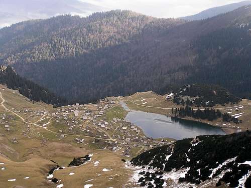 Prokosko jezero , view from Krstac , december 2006