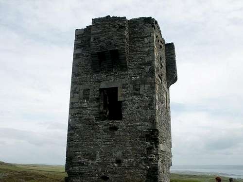Castle at Hags Head on the...