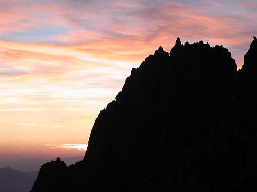 Temple Crag at sunrise