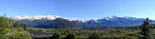 Sierra Nevada Panorama, PN Conquillo, Patagonia, Chile