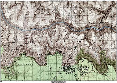 Tonto Plateau Map
