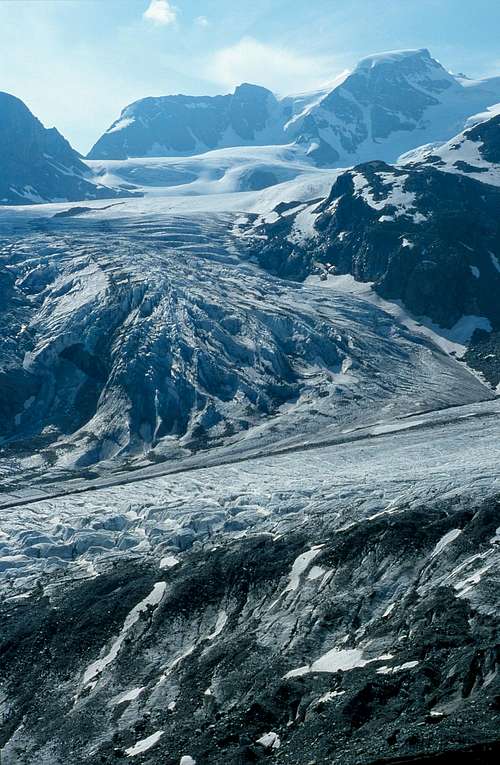 Piz Cambrena, Pers glacier