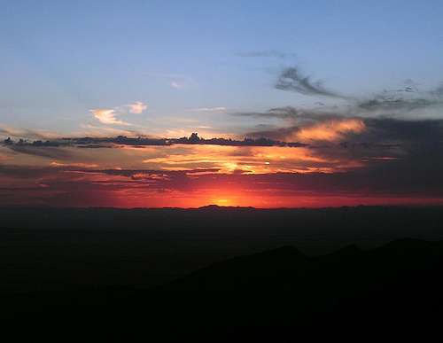 Scott Sunset from the Tetons