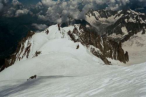 Mont Maudit and Mont Blanc du Tacul