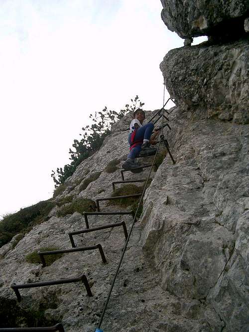 Final ascent to Pyramidenspitze