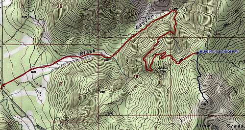 Lime Creek Mtn Route