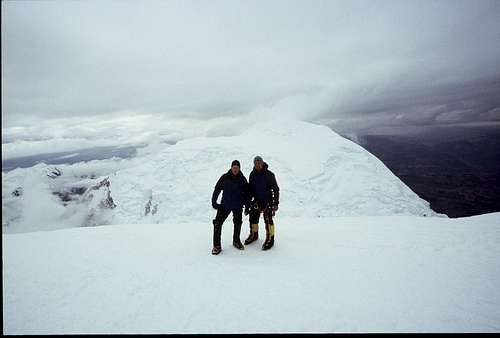 At the summit of Huascaran Norte