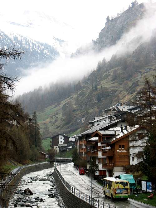 Mountains south of Zermatt
