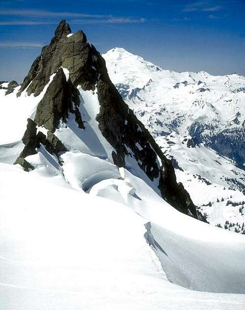 Mt. Baker from the top of...