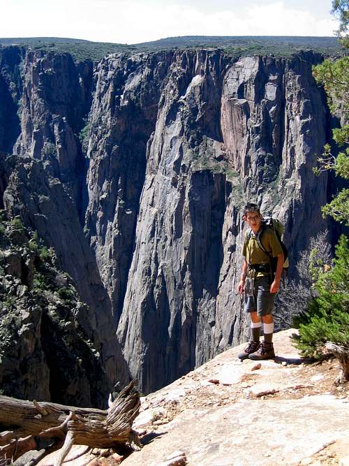 Curtis at Black Canyon of the Gunnison (Original)<BR><font color=