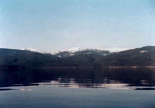 Selkirk Crest Above Priest Lake