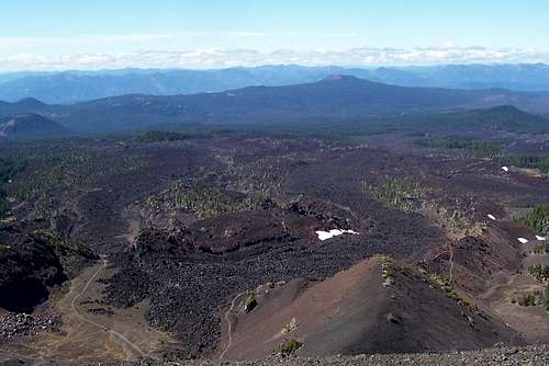 Mckenzie pass lava field