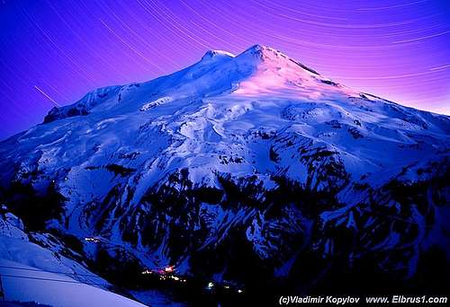 Elbrus with stars...