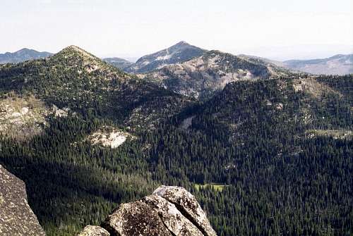 View southeast from Lees Peak