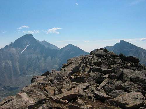Summit of McHenrys Peak. 
 
...