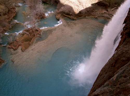 From the Top of Havasu Falls