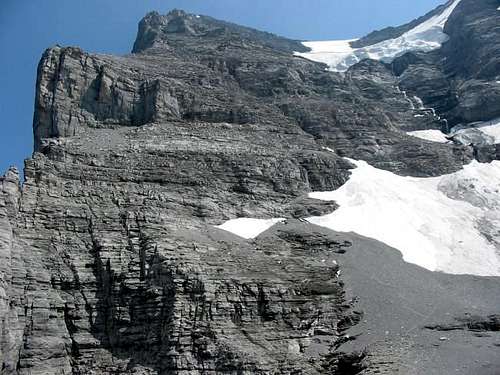 Eiger west-face seen from...