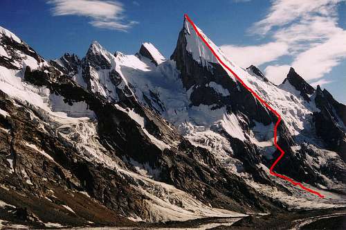 Italian Route on Lalia Peak