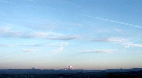 Mount Hood and the Sky