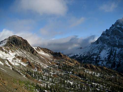 Approach from Longs Pass