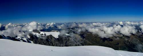 Panoramic view from Ortler summit