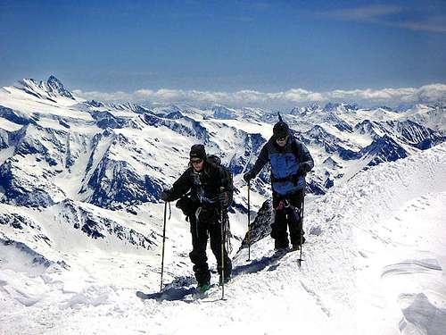 The summit-ridge of Grossvenediger