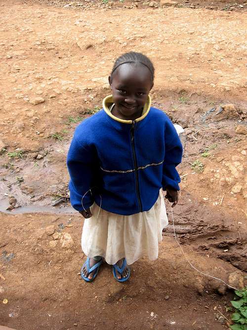 young girl from Kenya