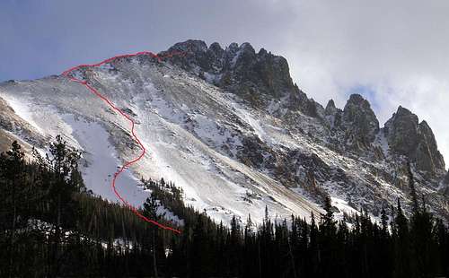 Nohku Crags Approach Route