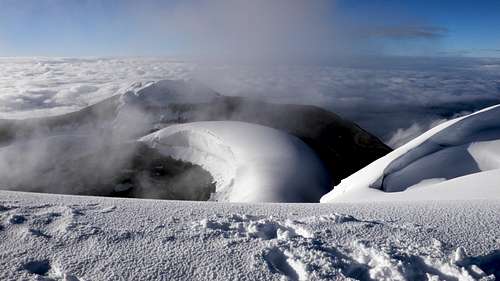 Crater on Cotopaxi