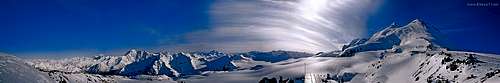 Caucasus - Elbrus slope - 360 degrees Panorama