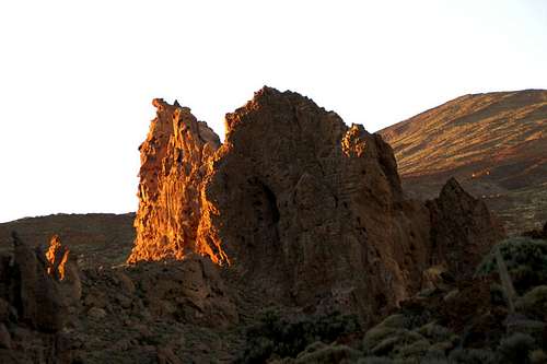 Sunset among the Roques de Garcia