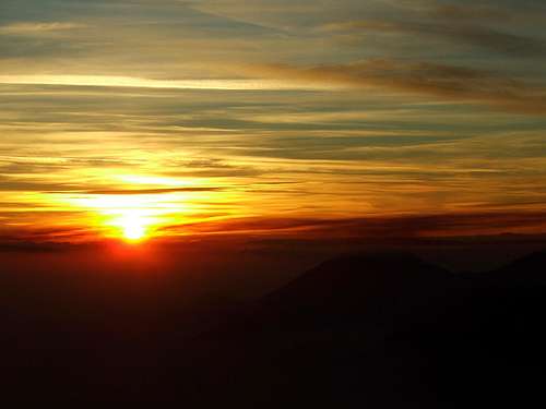 Sunset from Monte Baldo