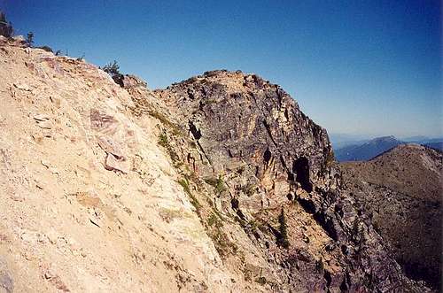 Gypsy Peak's summit blocks....