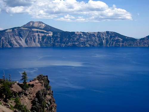 Across Crater Lake to Mt. Scott