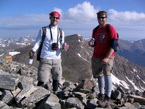 Summit Celebration: Grays Peak