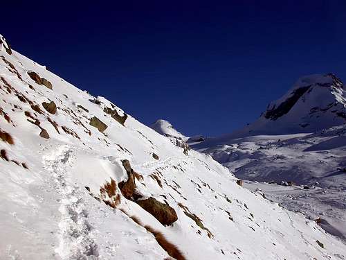 La parete nord del Ciarforon (3642 m)