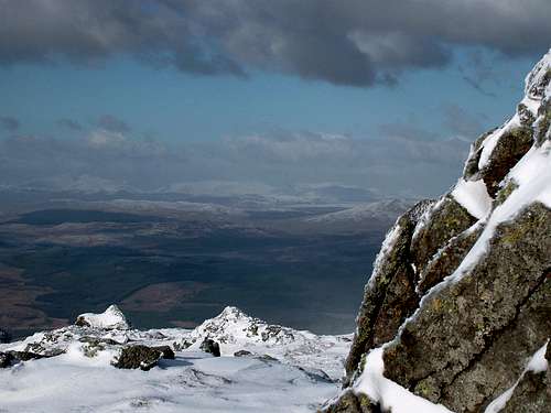 Snowdon ranges from Aran Fawddy