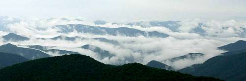 Blue Ridge Mountains Cloudscape