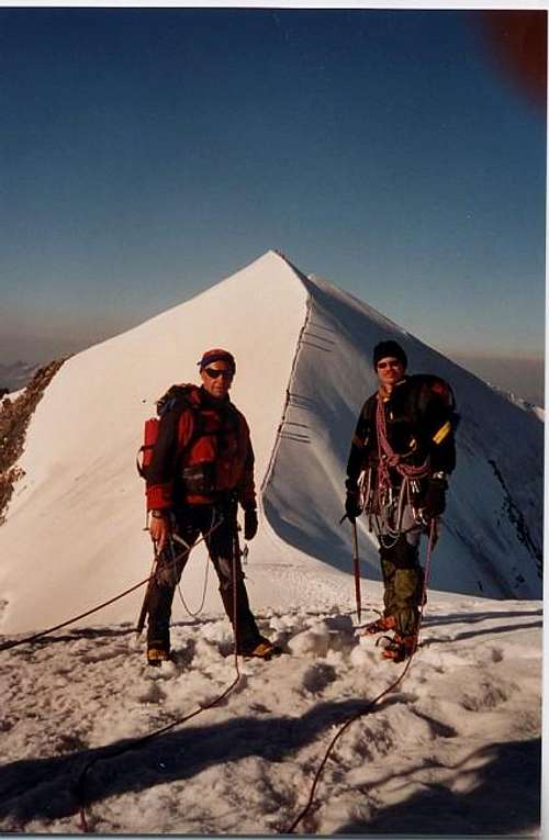 On the ridge during the...