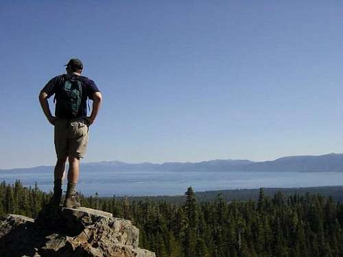 View over Lake Tahoe from...