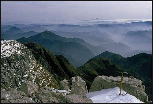 The summit view from Krn