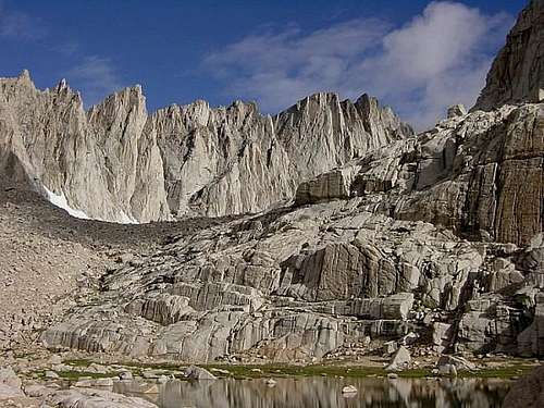 Mt. Whitney and the needles...