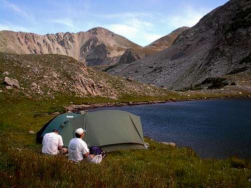  
Campsite at Island Lake...